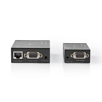 CREP5930BK Vga extender | vga / audio | afstand tot: 300 m | cat5e / cat6 | 1920x1200 | type c (cee 7/16) Product foto