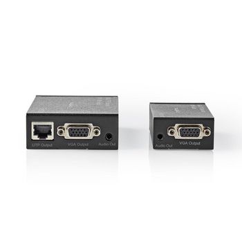 CREP5930BK Vga extender | vga / audio | afstand tot: 300 m | cat5e / cat6 | 1920x1200 | type c (cee 7/16) / uk  Product foto