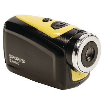 CSAC100 Hd action cam waterdichte behuizing geel/zwart Product foto