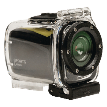 CSAC100 Hd action cam waterdichte behuizing geel/zwart Product foto