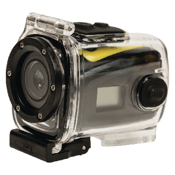 CSAC100 Hd action cam waterdichte behuizing geel/zwart Product foto
