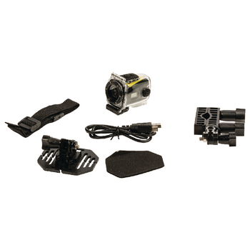 CSAC100 Hd action cam waterdichte behuizing geel/zwart Product foto