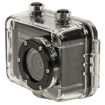 CSAC300 Full hd action cam 1080p waterdichte behuizing zwart Product foto