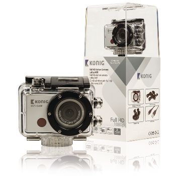 CSACW100 Full hd action cam 1080p wi-fi zilver