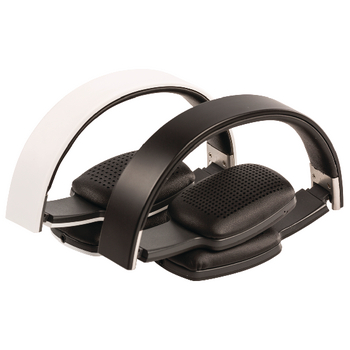 CSBTHS100WH Headset on-ear bluetooth ingebouwde microfoon wit In gebruik foto