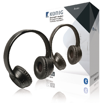 CSBTHS300BL Headset on-ear bluetooth ingebouwde microfoon zwart
