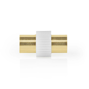 CSBW40940WT Satelliet- en antenne-adapter | iec (coax) male | iec (coax) male | verguld | 75 ohm | recht | kunst Product foto