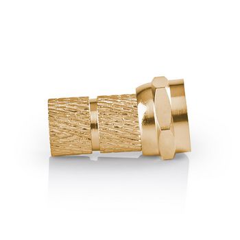 CSBW41907ME F-connector | recht | male | verguld | 75 ohm | twist-on | diameter kabelinvoer: 5.5 mm | koper | me Product foto