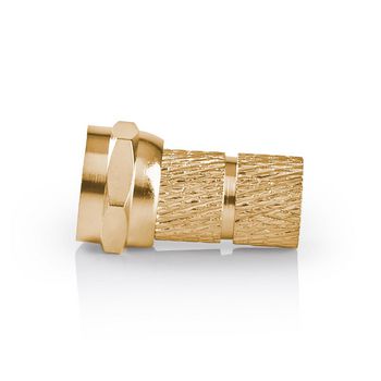 CSBW41907ME F-connector | recht | male | verguld | 75 ohm | twist-on | diameter kabelinvoer: 5.5 mm | koper | me Product foto