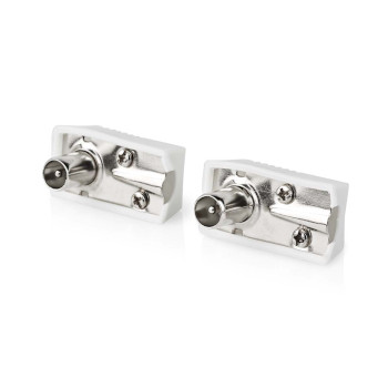 CSGB40900WT Iec (coax) connector | gehoekt | male | vernikkeld | 75 ohm | schroef | diameter kabelinvoer: 7.0 mm Product foto