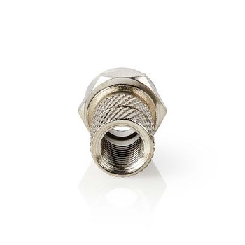 CSGB41903ME F-connector | recht | male | vernikkeld | 75 ohm | twist-on | diameter kabelinvoer: 5.5 mm | zink le Product foto