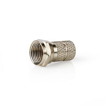 CSGB41903ME F-connector | recht | male | vernikkeld | 75 ohm | twist-on | diameter kabelinvoer: 5.5 mm | zink le Product foto