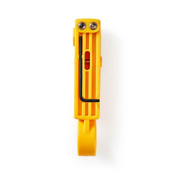 CSGG49510YE Kabelstriptang | stripping tool | pvc / staal | geel / zwart Product foto