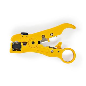 CSGG49520YE Kabelstriptang | stripping tool | abs / staal | geel / zwart