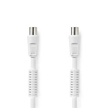 CSGL40020WT20 Coaxkabel | iec (coax) male | iec (coax) female | vernikkeld | 120 db | 75 ohm | viervoudig afgesche