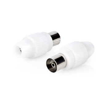 CSGP40923WT Iec (coax) connector | recht | female | vernikkeld | 75 ohm | schroef | diameter kabelinvoer: 7.0 mm Product foto