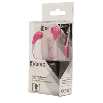 CSHPIER100PI Hoofdtelefoon in-ear 3.5 mm roze Verpakking foto