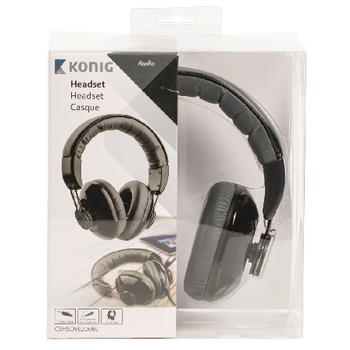 CSHSOVE200BL Headset over-ear 3.5 mm ingebouwde microfoon zwart Verpakking foto
