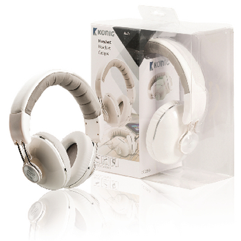 CSHSOVE200WH Headset over-ear 3.5 mm ingebouwde microfoon wit