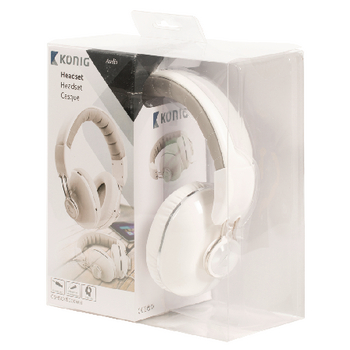 CSHSOVE200WH Headset over-ear 3.5 mm ingebouwde microfoon wit Verpakking foto