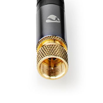 CSTB41000GY50 Satelliet- en antennekabel | f-male | f-male | verguld | 75 ohm | viervoudig afgeschermd | 5.00 m |  Product foto