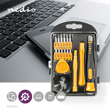 CSTS10017 Phone/tablet repair set | 17-in-1 | pc / smartphone / tablet | philips bits | gleuf bits | pentalobe Product foto