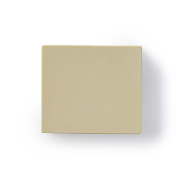 CTGB90822IV Telecom-wandcontactdoos | type aansluiting: rj11 | rj11 female | rj11 female | recht | pvc | ivoor | Product foto