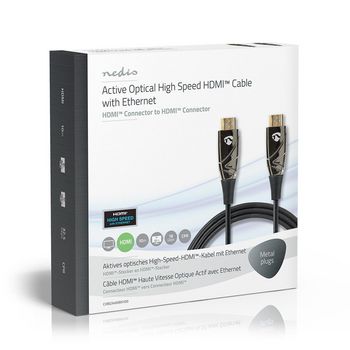 CVBG3400BK100 Actieve optische high speed hdmi™-kabel met ethernet | hdmi™ connector | hdmi™ con Verpakking foto