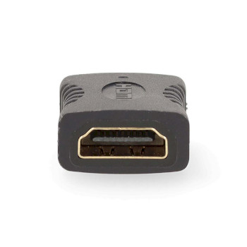 CVBW34900AT Hdmi™-adapter | hdmi™ female | hdmi™ female | verguld | recht | pvc | antraciet |  Product foto