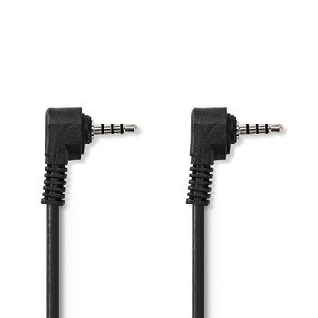 CVGB22000BK20 Audio-videokabel | 3,5 mm male | 3,5 mm male | vernikkeld | 2.00 m | rond | pvc | zwart Product foto