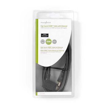 CVGB34250BK15 High speed ​​hdmi™-kabel met ethernet | hdmi™ connector | hdmi™ connec Verpakking foto