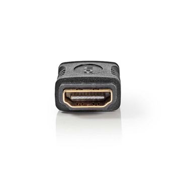 CVGB34900BK Hdmi™-adapter | hdmi™ female | hdmi™ female | verguld | recht | abs | zwart | 1 st Product foto