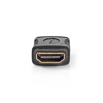 CVGB34900BK Hdmi™-adapter | hdmi™ female | hdmi™ female | verguld | recht | abs | zwart | 1 st Product foto