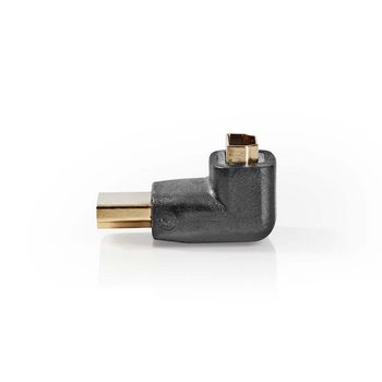 CVGB34902BK Hdmi™-adapter | hdmi™ connector | hdmi™ output | verguld | 270° gehoekt | abs Product foto