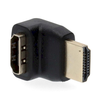 CVGB34902BK Hdmi™-adapter | hdmi™ connector | hdmi™ output | verguld | 270° gehoekt | abs