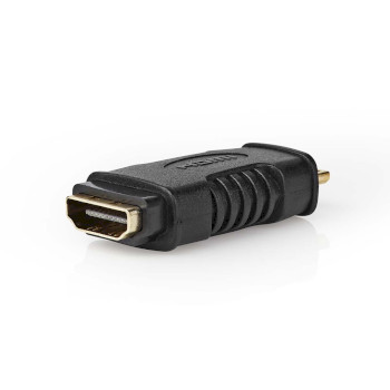 CVGB34906BK Hdmi™-adapter | hdmi™ mini-connector | hdmi™ output | verguld | recht | abs | zwar