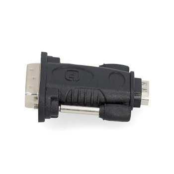 CVGB34912BK Hdmi™-adapter | dvi-d 24+1-pins male | hdmi™ output | vernikkeld | recht | abs | zwart | Product foto