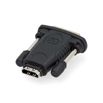 CVGB34912BK Hdmi™-adapter | dvi-d 24+1-pins male | hdmi™ output | vernikkeld | recht | abs | zwart | Product foto