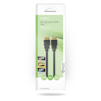 CVGB35000BK20 Ultra high speed ​​hdmi™-kabel | hdmi™ connector | hdmi™ connector | 8  foto