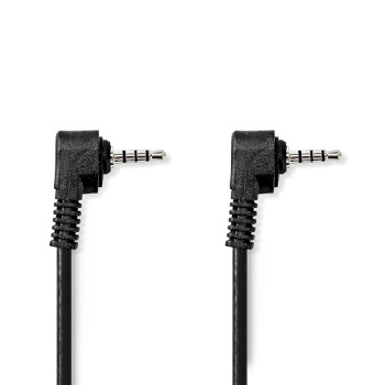 CVGL22000BK20 Audio-videokabel | 3,5 mm male | 3,5 mm male | vernikkeld | 2.00 m | rond | pvc | zwart