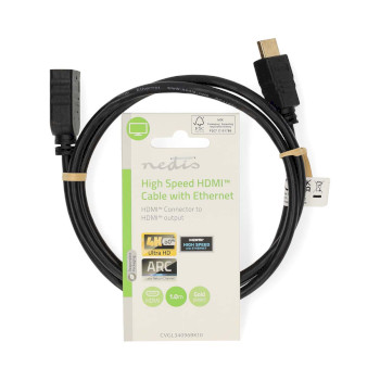CVGL34096BK10 High speed ​​hdmi™-kabel met ethernet | hdmi™ connector | hdmi™ output  foto