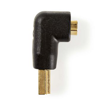 CVGP34901BK Hdmi™-adapter | hdmi™ connector | hdmi™ female | verguld | 90° gehoekt | abs  Product foto