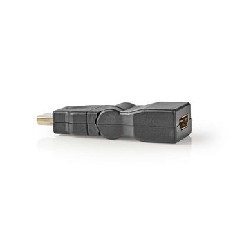 CVGP34905BK Hdmi™-adapter | hdmi™ connector | hdmi™ output | verguld | zwenken | abs | zwart | Product foto