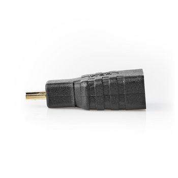 CVGP34907BK Hdmi™-adapter | hdmi™ micro-connector | hdmi™ output | verguld | recht | abs | zwa Product foto
