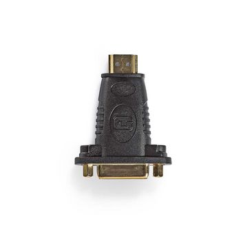 CVGP34910BK Hdmi™-adapter | hdmi™ connector | dvi-d 24+1-pins female | verguld | recht | abs | zwart Product foto