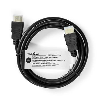 CVGT34001BK15 High speed ​​hdmi™-kabel met ethernet | hdmi™ connector | hdmi™ connec Verpakking foto