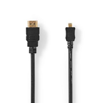 CVGT34700BK15 High speed ​​hdmi™-kabel met ethernet | hdmi™ connector | hdmi™ micro-