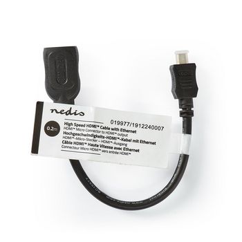 CVGT34790BK02 High speed ​​hdmi™-kabel met ethernet | hdmi™ micro-connector | hdmi™   foto