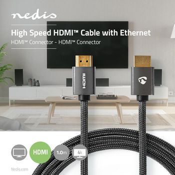 CVTB34000GY10 High speed ​​hdmi™-kabel met ethernet | hdmi™ connector | hdmi™ connec Product foto
