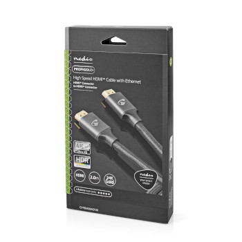 CVTB34000GY20 High speed ​​hdmi™-kabel met ethernet | hdmi™ connector | hdmi™ connec Verpakking foto